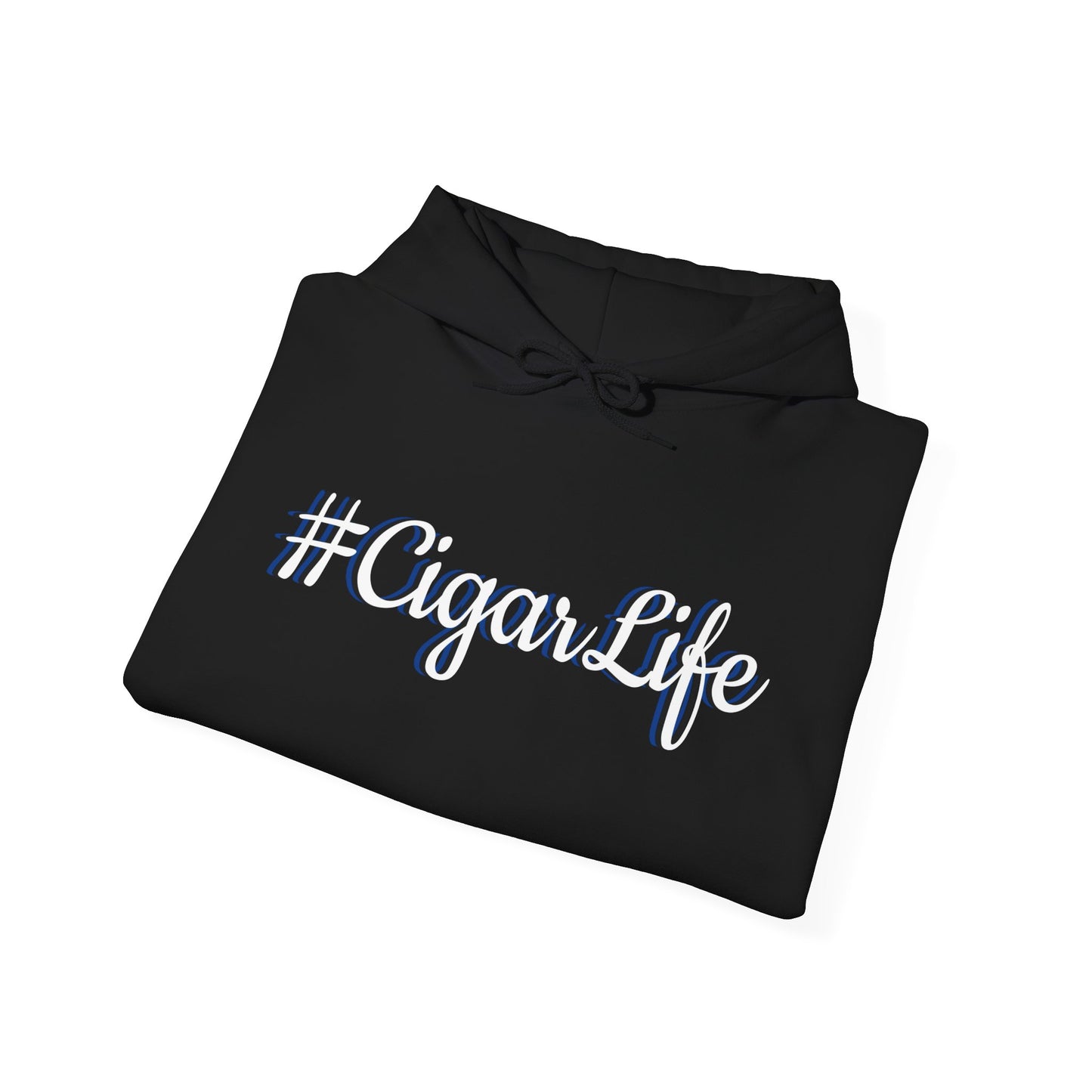 #CigarLife Unisex Hoodie (Black/Blue/White)