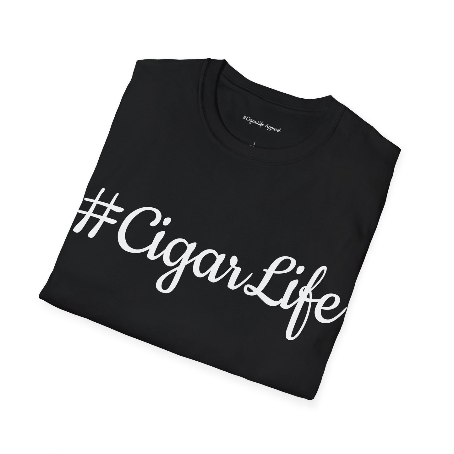 #CigarLife Unisex T-Shirt (Black/White)