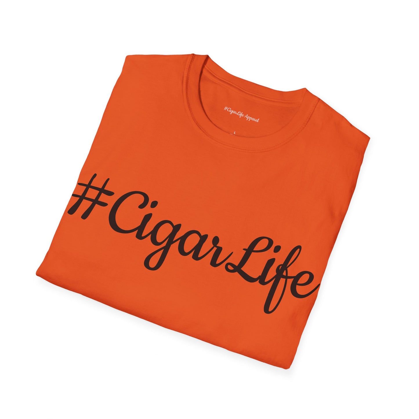 #CigarLife Unisex T-Shirt (Orange/Black)