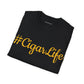 #CigarLife Unisex T-Shirt (Black/Yellow)
