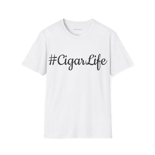 #CigarLife Unisex T-Shirt (White/Black)