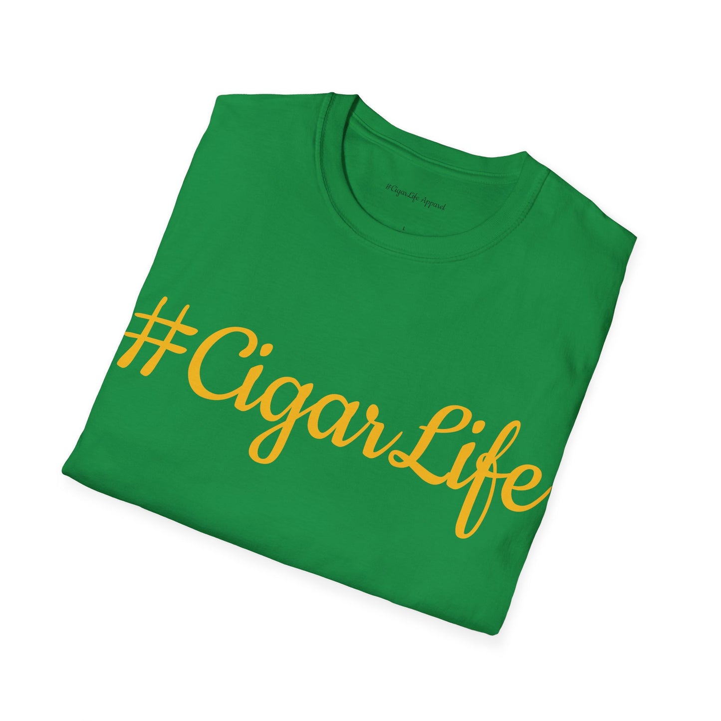 #CigarLife Unisex T-Shirt (Green/Yellow)
