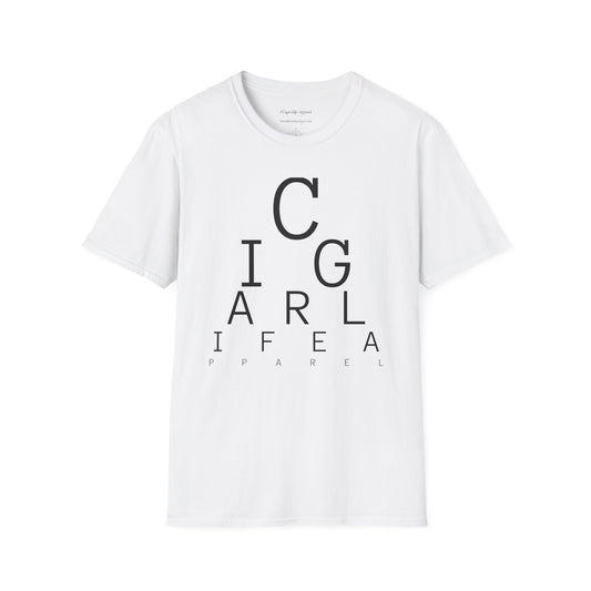 CIGAR LIFE Unisex T-Shirt (Eye Chart)