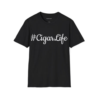#CigarLife Unisex T-Shirt (Black/White)