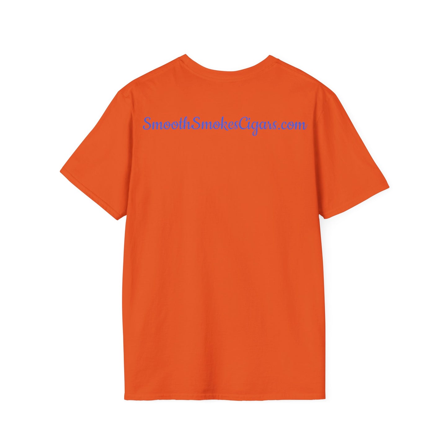 #CigarLife Unisex T-Shirt (Orange/Royal Blue)