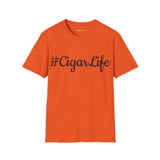 #CigarLife Unisex T-Shirt (Orange/Black)