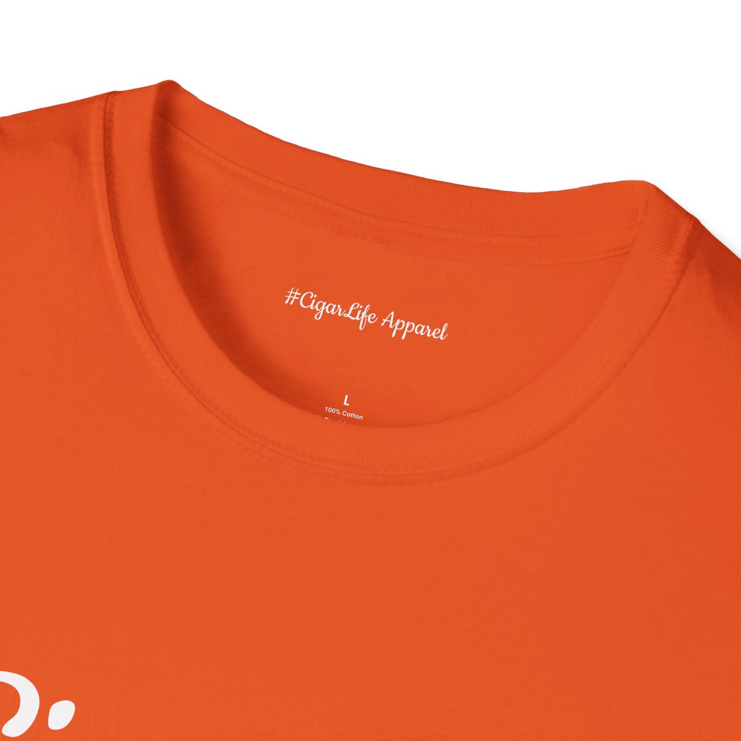#CigarLife Unisex T-Shirt (Orange/White)