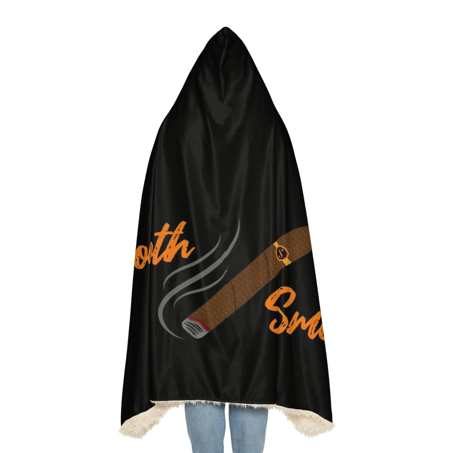 Smooth Smokes Cigars Hooded Blanket